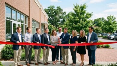 Ribbon cutting outside a new Mt. Juliet community building (illustrative)