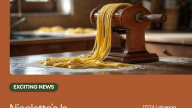 Illustrative banner for Nicoletto's Italian Kitchen opening at 11324 Lebanon Road in Mt. Juliet in fall 2026 (illustrative)
